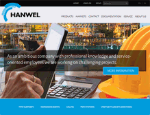 Tablet Screenshot of hanwel.com